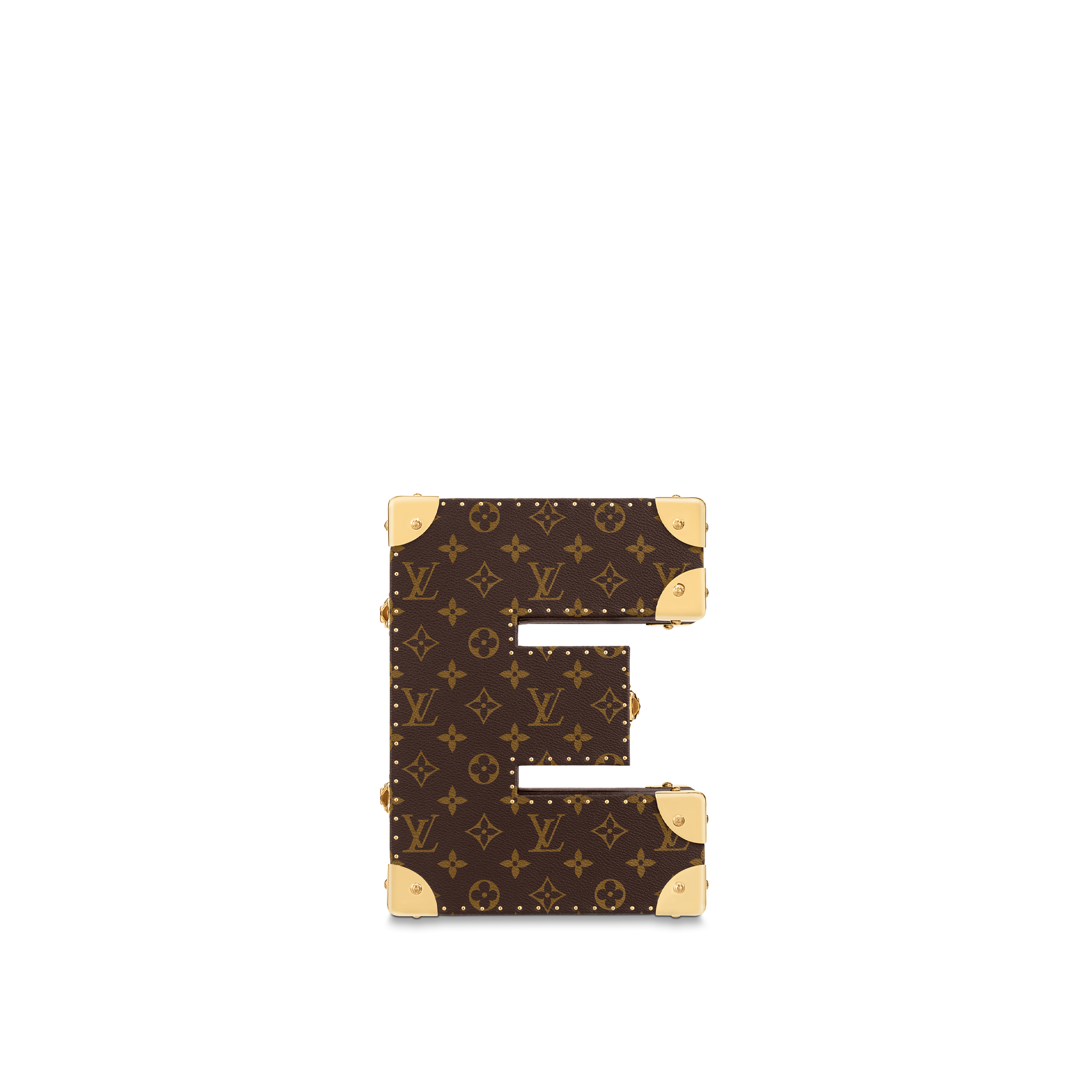 Monogram Trunks and Boxes Boxes Letter Trunk E | Louis Vuitton ® (Product zoom)