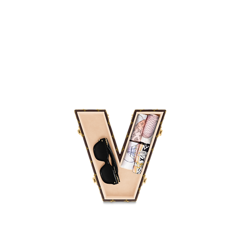 Monogram Hardsided Letter Trunks Letter Trunk V | Louis Vuitton ® (Product zoom)