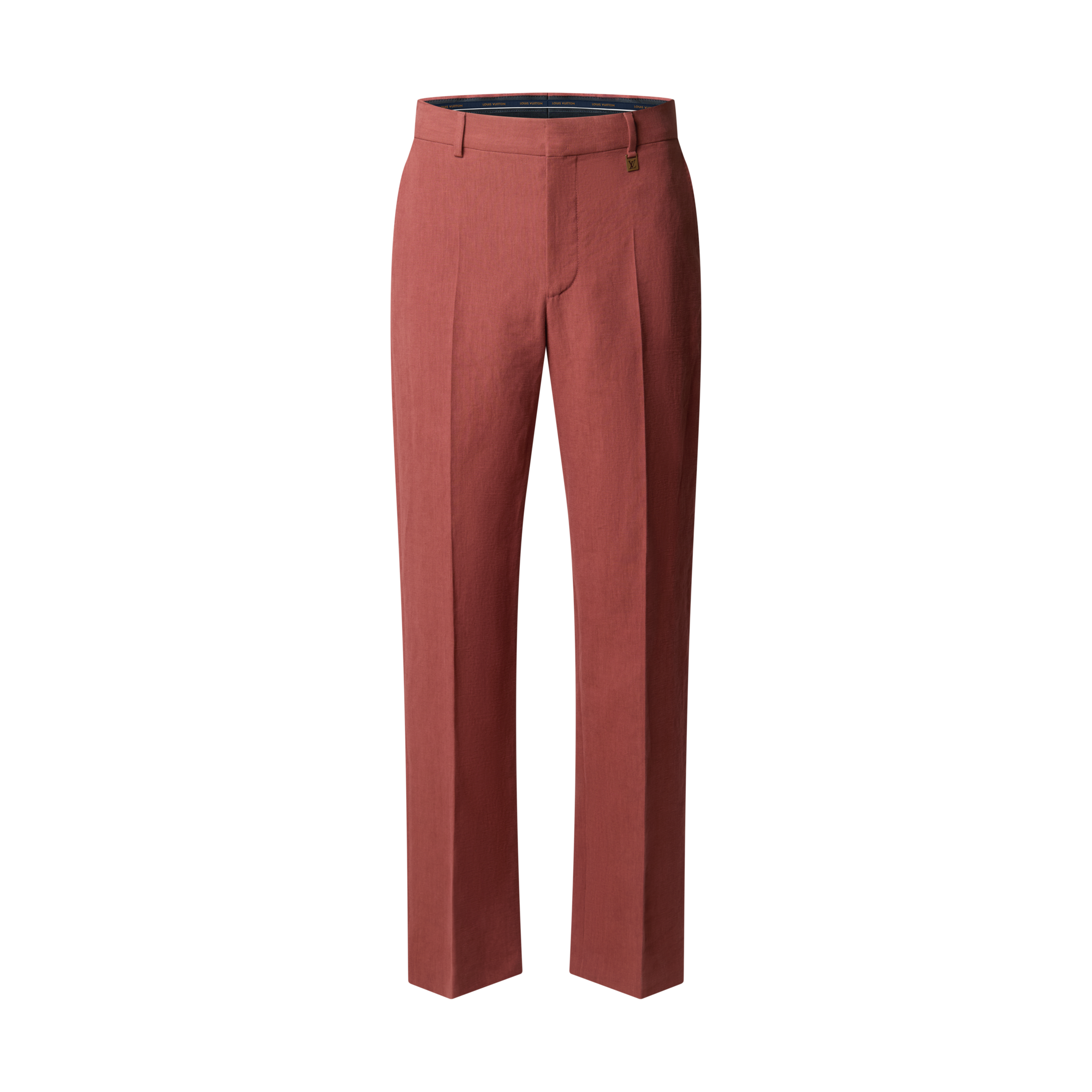 burgundy cigarette pants Linen Cigarette Pants