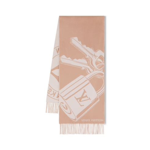 S00 Accessories Scarves Lock And Keys Scarf | Louis Vuitton ® (Product zoom)