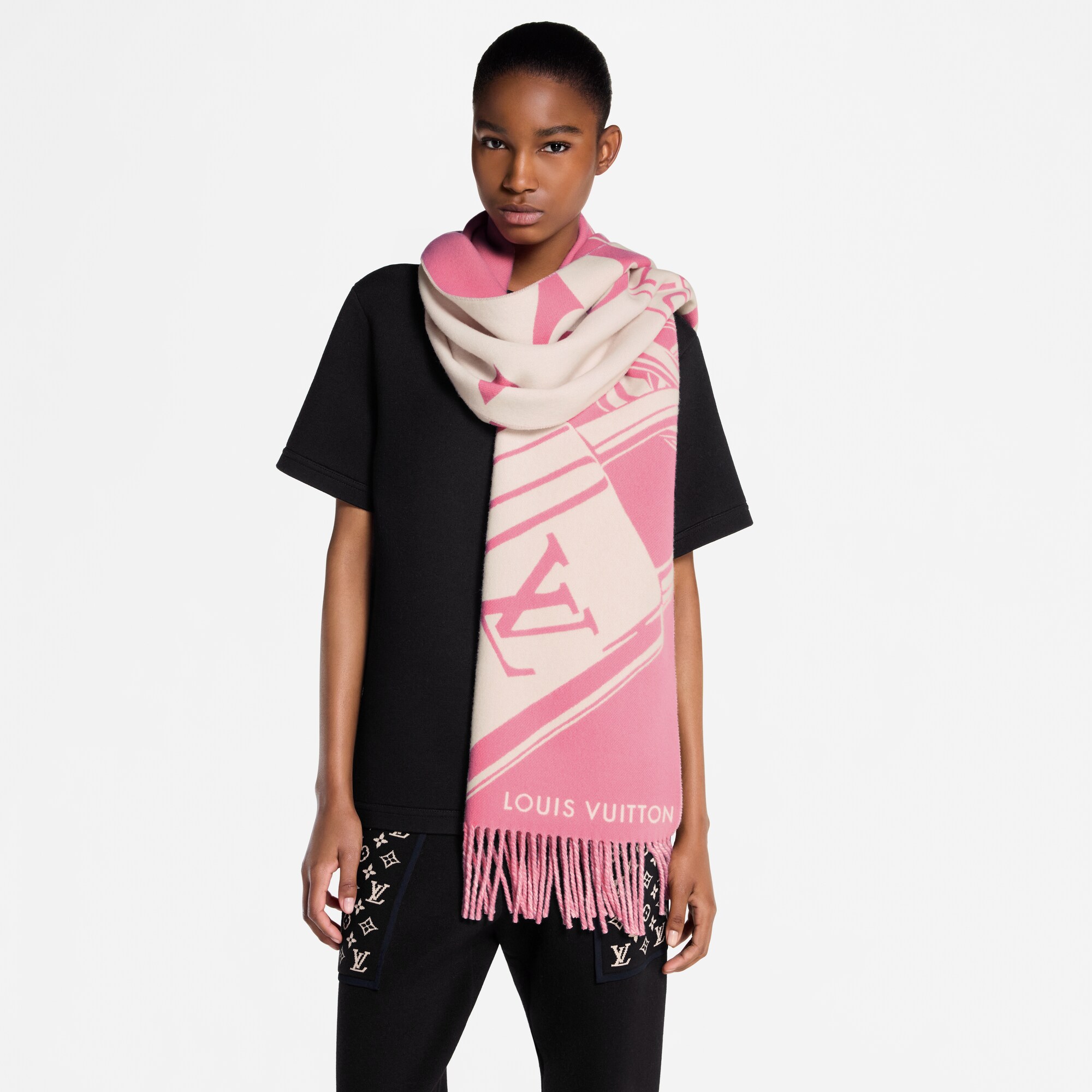 S00 Accessories Scarves Lock And Keys Scarf | Louis Vuitton ® (Product zoom)