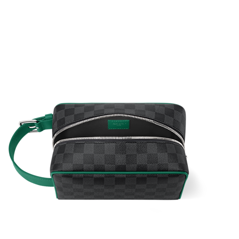 Damier Graphite Canvas Travel Travel Accessories Locket Dopp Kit | Louis Vuitton ® (Product zoom)