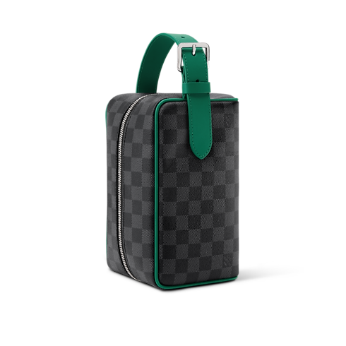 Damier Graphite Canvas Travel Travel Accessories Locket Dopp Kit | Louis Vuitton ® (Product zoom)