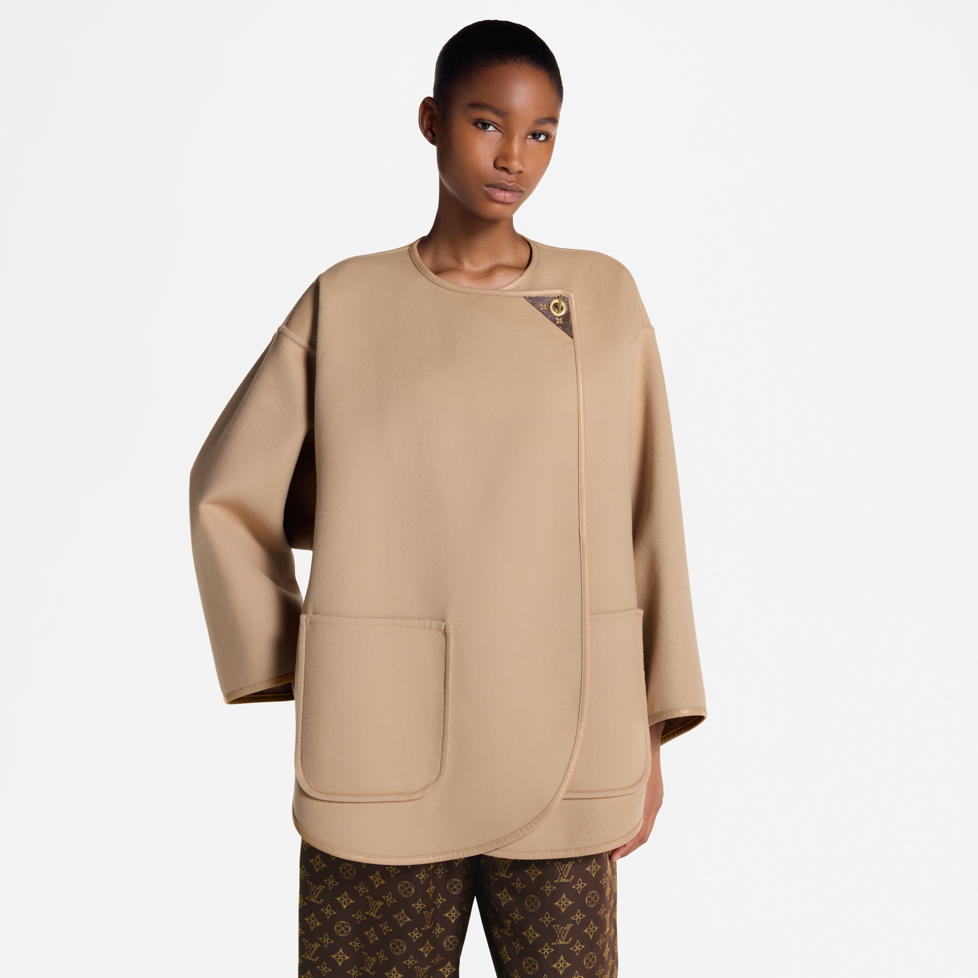  Ready-to-Wear Coats and Jackets Long Double Face Toggle Detail Coat | Louis Vuitton ® (Product zoom)