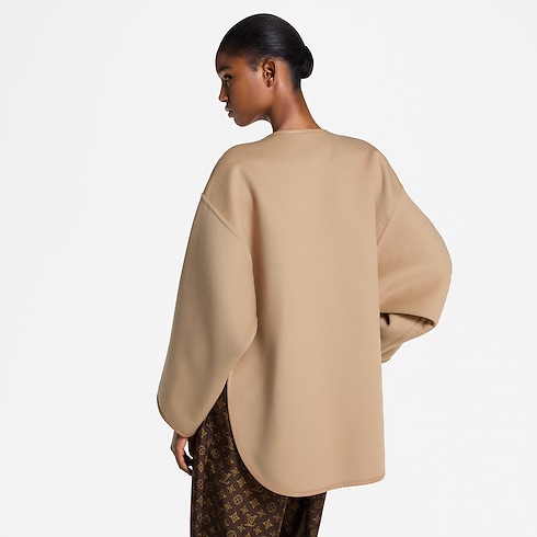 Ready-to-Wear Coats and Jackets Long Double Face Toggle Detail Coat | Louis Vuitton ® (Product zoom)
