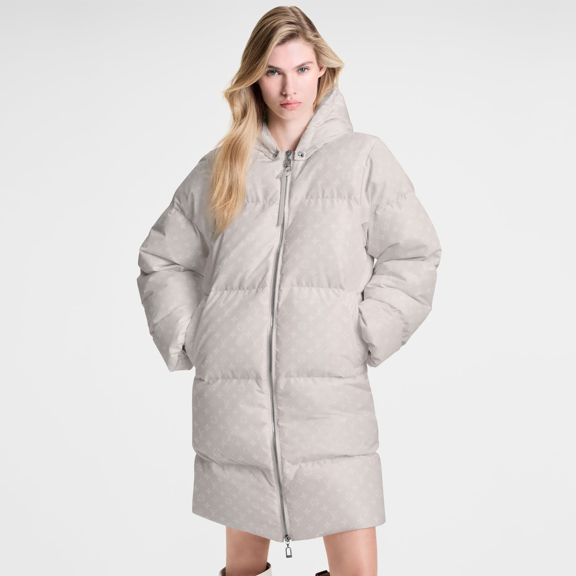  Ready-to-Wear Coats and Jackets Long Monogram Puffer Jacket | Louis Vuitton ® (Product zoom)