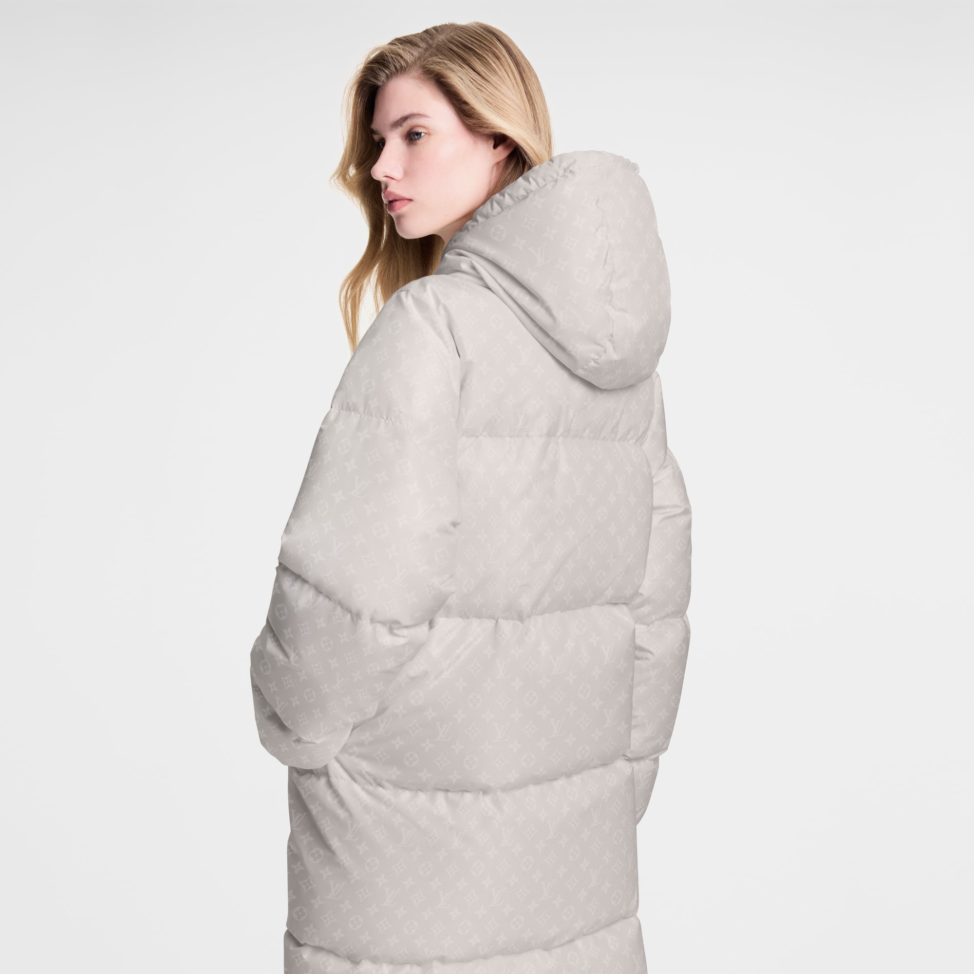  Ready-to-Wear Coats and Jackets Long Monogram Puffer Jacket | Louis Vuitton ® (Product zoom)