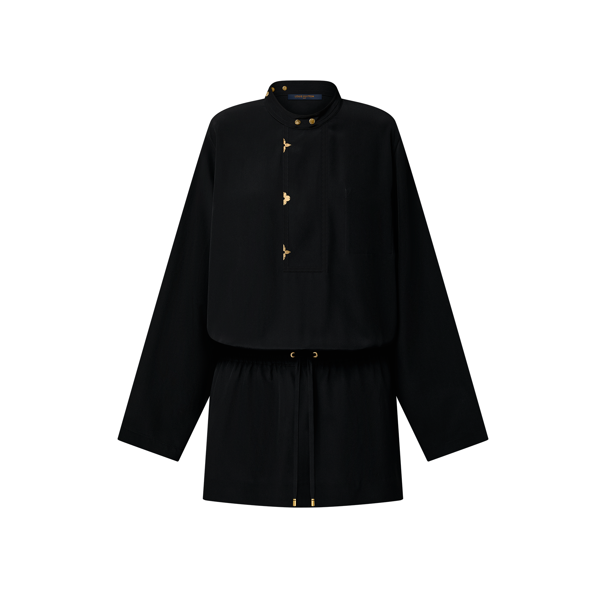  Ready-to-Wear Dresses Long-Sleeved Lavallière Dress | Louis Vuitton ® (Product zoom)