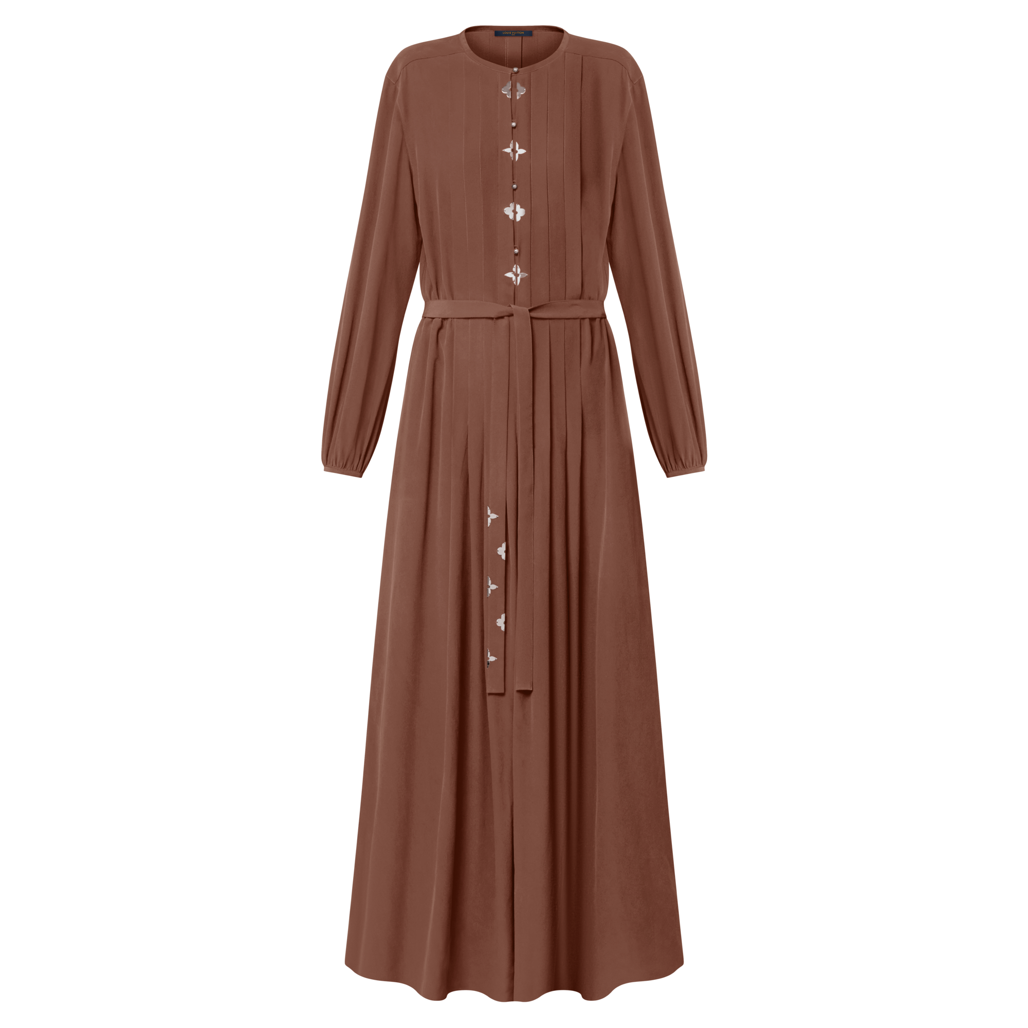  Ready-to-Wear Dresses Long-Sleeved Long Dress With Flower Crowns | Louis Vuitton ® (Product zoom)