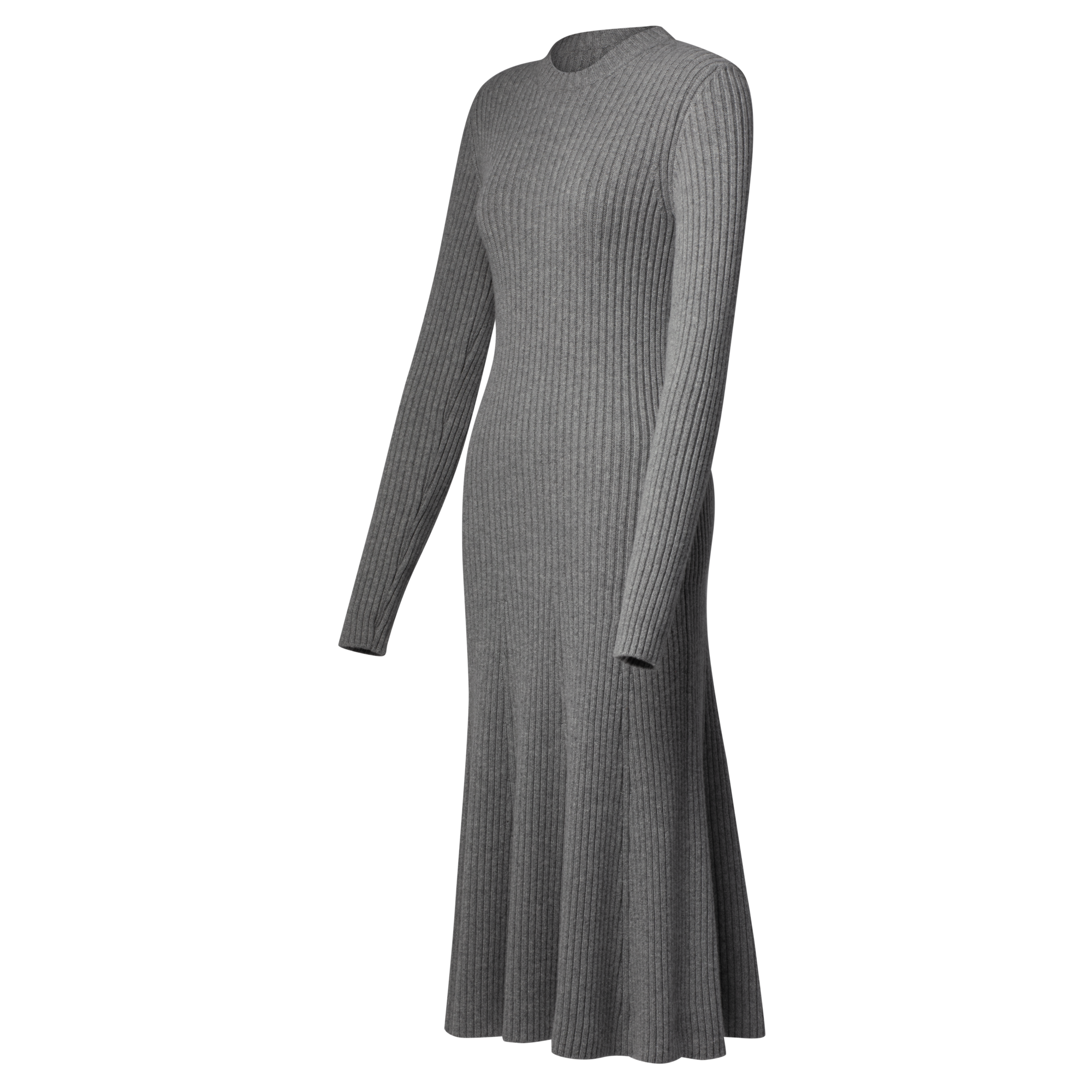  Ready-to-Wear Dresses Long-Sleeved Rib-Knit Maxi Dress | Louis Vuitton ® (Product zoom)