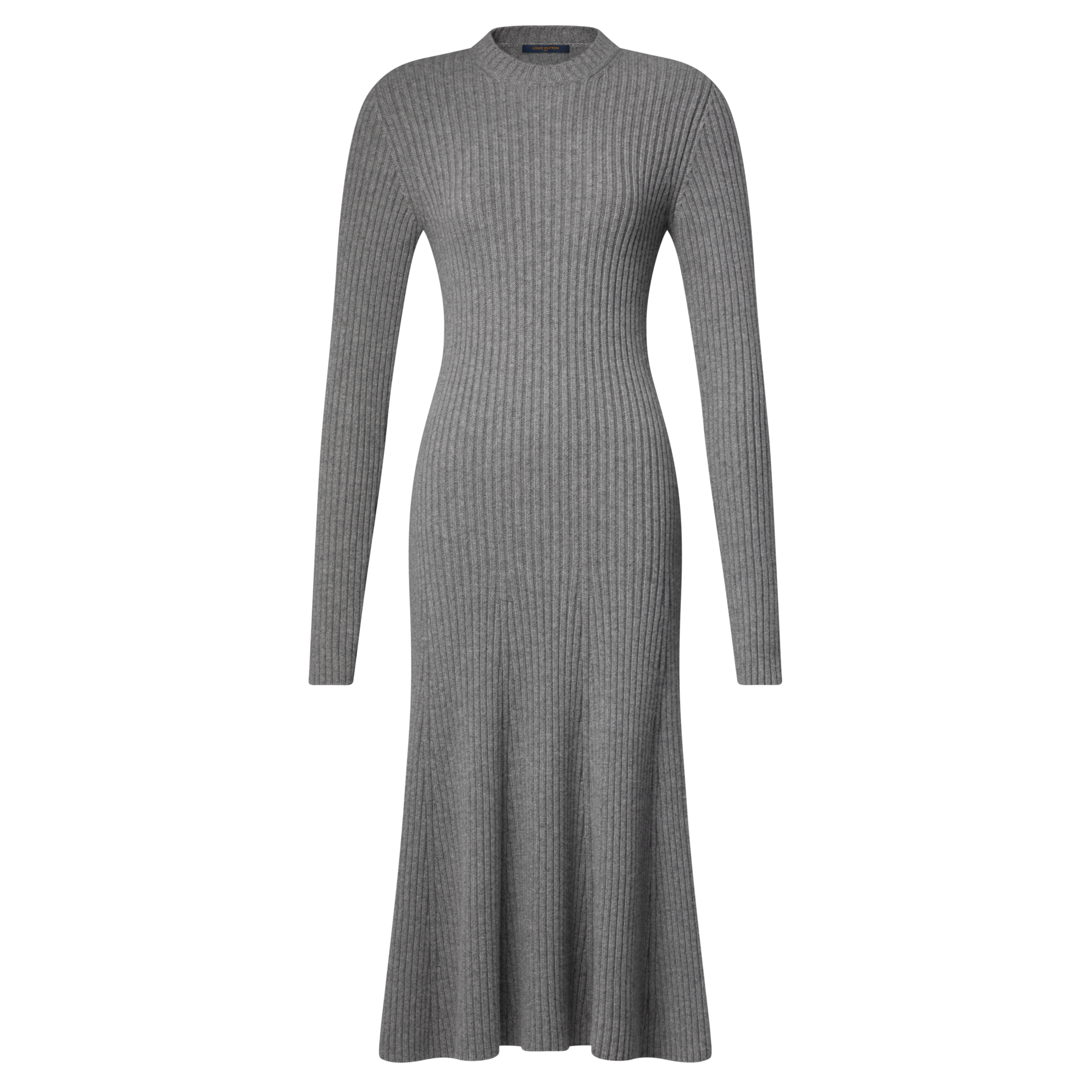  Ready-to-Wear Dresses Long-Sleeved Rib-Knit Maxi Dress | Louis Vuitton ® (Product zoom)