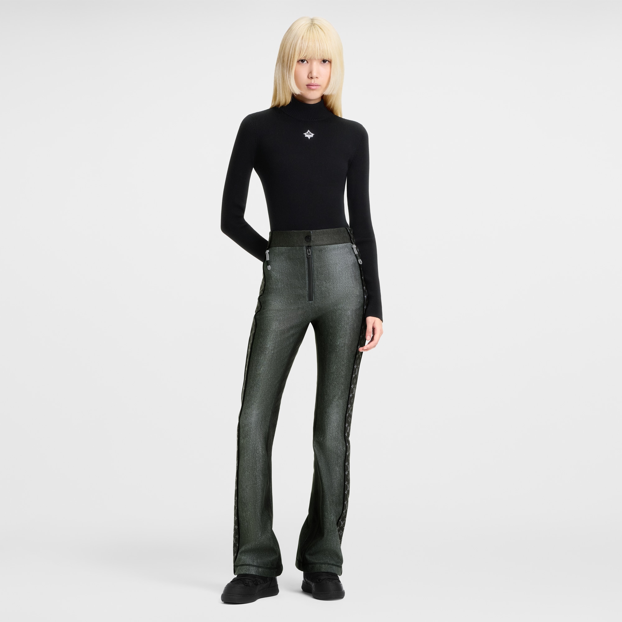  Ready-to-Wear Knitwear Long-Sleeved Rib-Knit Top | Louis Vuitton ® (Product zoom)