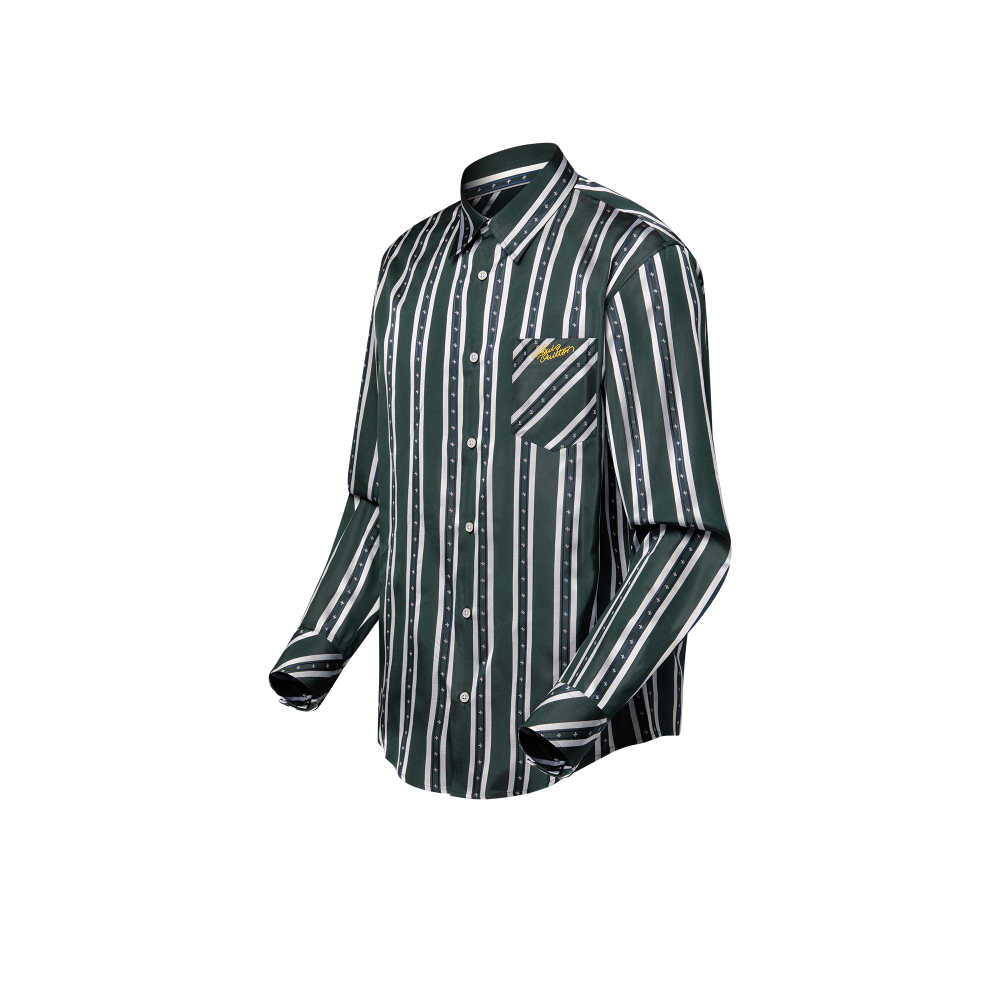  Ready-to-Wear Shirts Long-Sleeved Silk Shirt | Louis Vuitton ® (Product zoom)