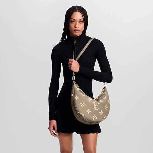 Bicolor Monogram Empreinte Leather Handbags All Collections Loop Hobo | Louis Vuitton ® (Product zoom)