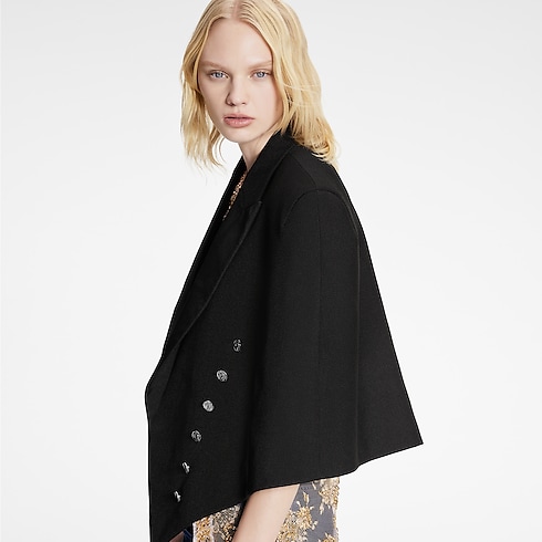 Discontinued Product Obs 2 Loose Collar Cape-Sleeve Spencer Jacket | Louis Vuitton ® (Product zoom)