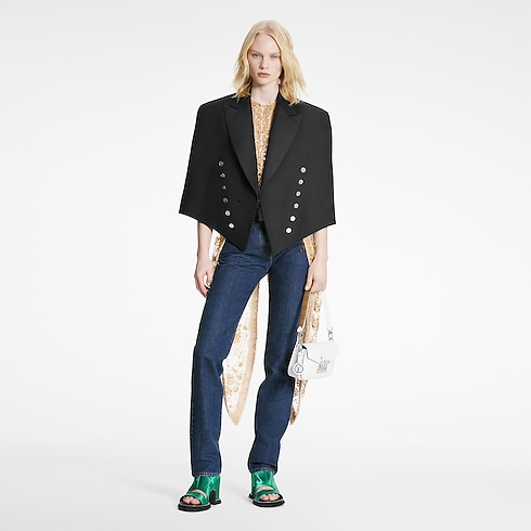 Discontinued Product Obs 2 Loose Collar Cape-Sleeve Spencer Jacket | Louis Vuitton ® (Product zoom)