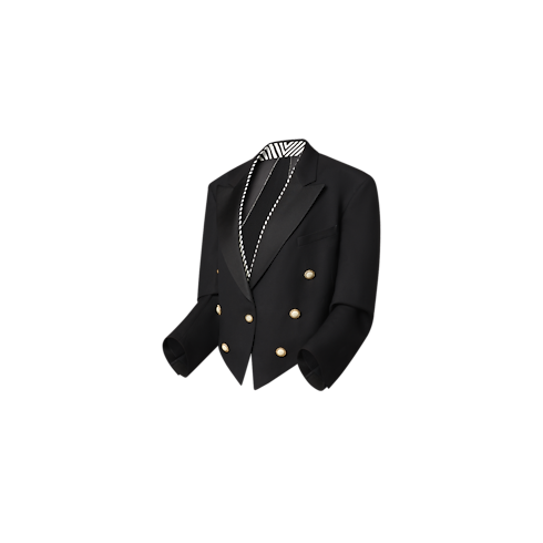 Ready-to-Wear Coats and Jackets Loose Collar Toile Spencer Jacket | Louis Vuitton ® (Product zoom)