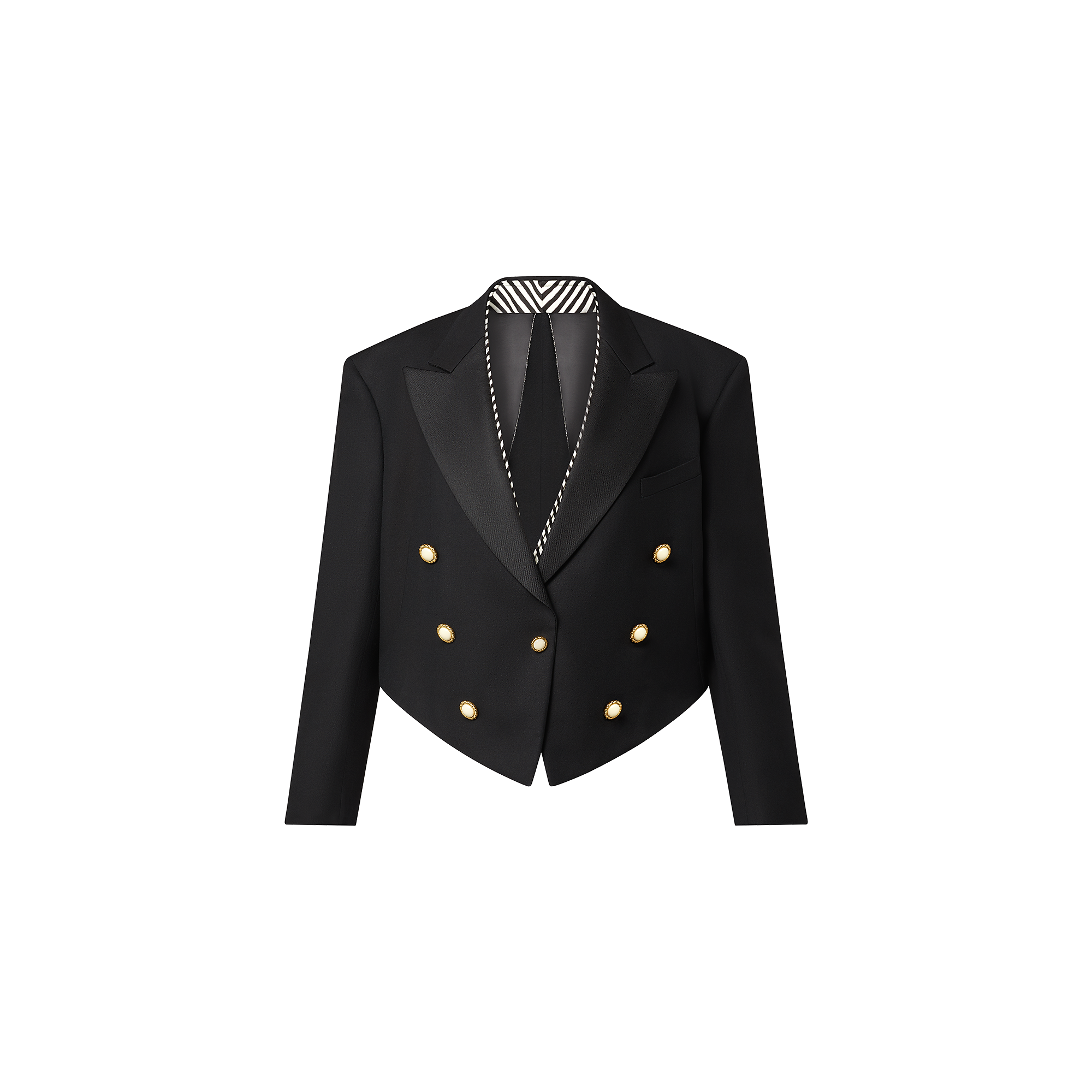 Loose Collar Toile Spencer Jacket