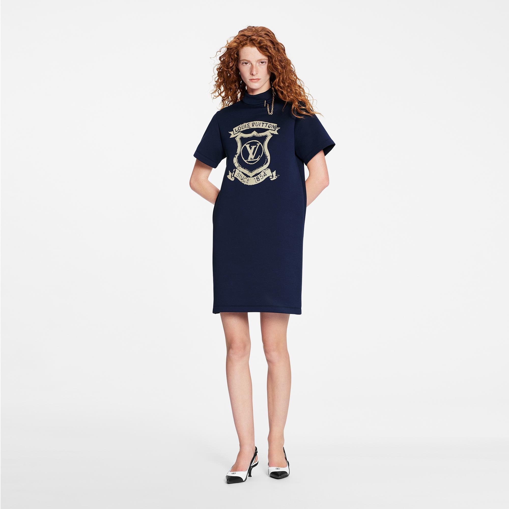  Discontinued Product Obs 2 Louis Vuitton Coat Of Arms T-Shirt Dress | Louis Vuitton ® (Product zoom)