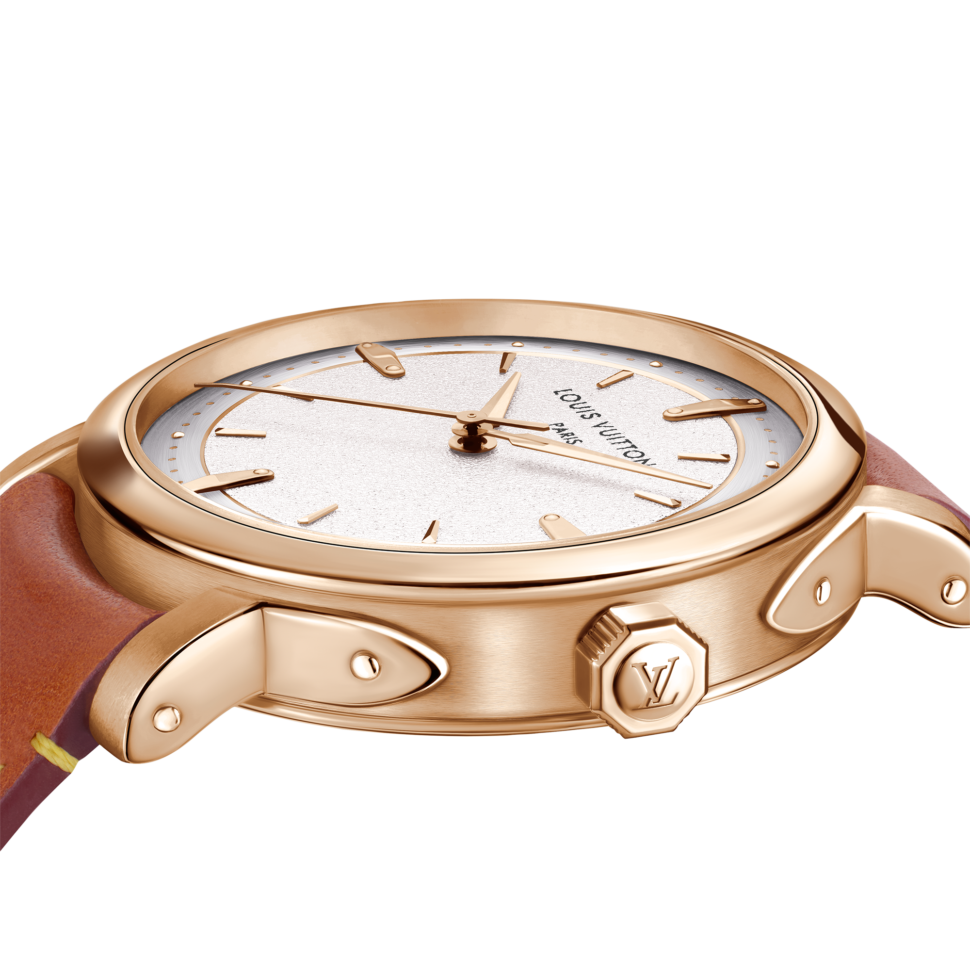  All Watches } Louis Vuitton Escale, Automatic, 39mm, Pink gold | Louis Vuitton ® (Product zoom)