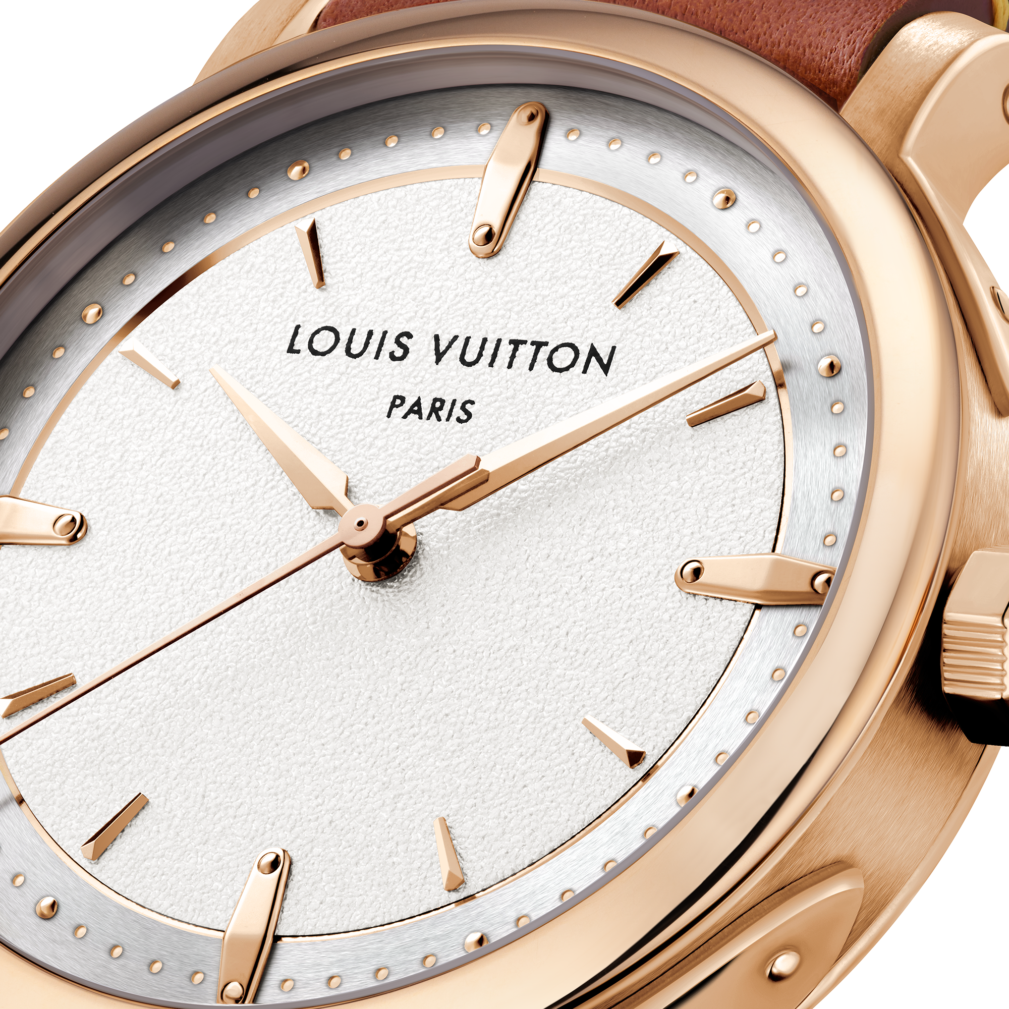  All Watches } Louis Vuitton Escale, Automatic, 39mm, Pink gold | Louis Vuitton ® (Product zoom)