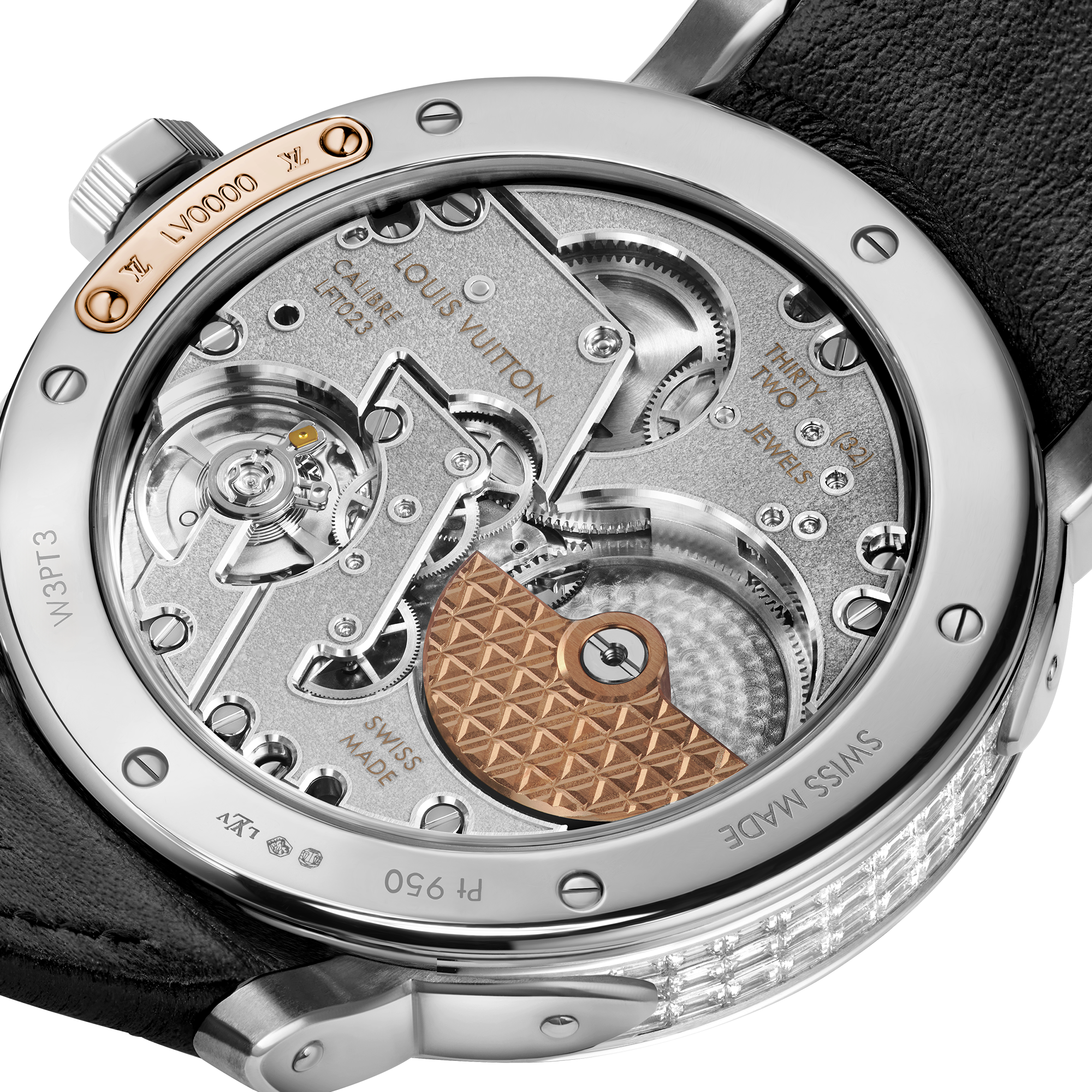  All Watches } Louis Vuitton Escale, Automatic, 40.5mm, Platinum and diamonds | Louis Vuitton ® (Product zoom)