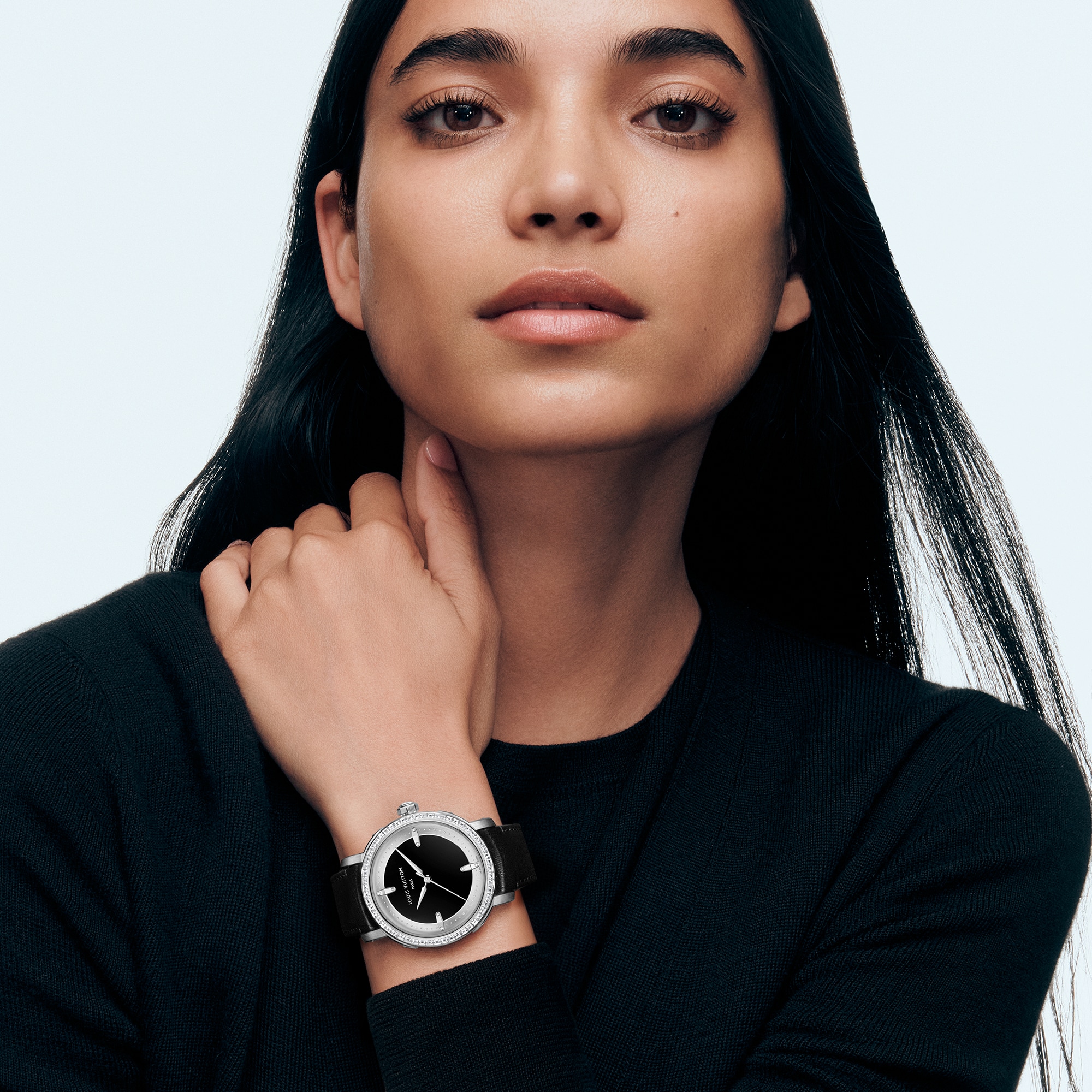  All Watches } Louis Vuitton Escale, Automatic, 40.5mm, Platinum and diamonds | Louis Vuitton ® (Product zoom)