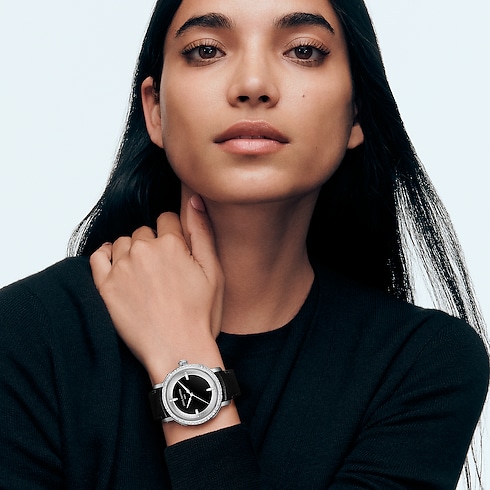 All Watches } Louis Vuitton Escale, Automatic, 40.5mm, Platinum and diamonds | Louis Vuitton ® (Product zoom)