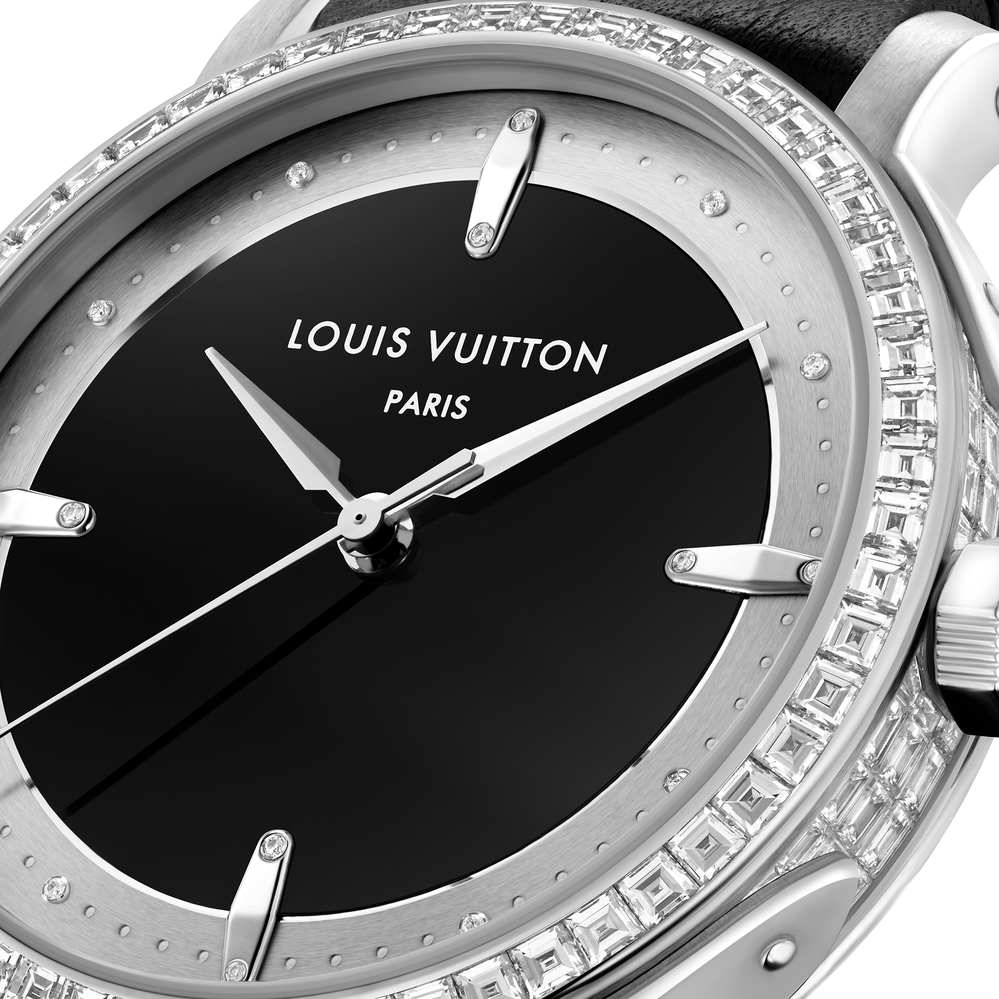  All Watches } Louis Vuitton Escale, Automatic, 40.5mm, Platinum and diamonds | Louis Vuitton ® (Product zoom)