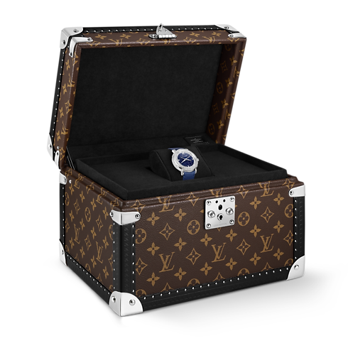 All Watches } Louis Vuitton Escale Twin Zone, Automatic, 41mm, Platinum and diamonds | Louis Vuitton ® (Product zoom)