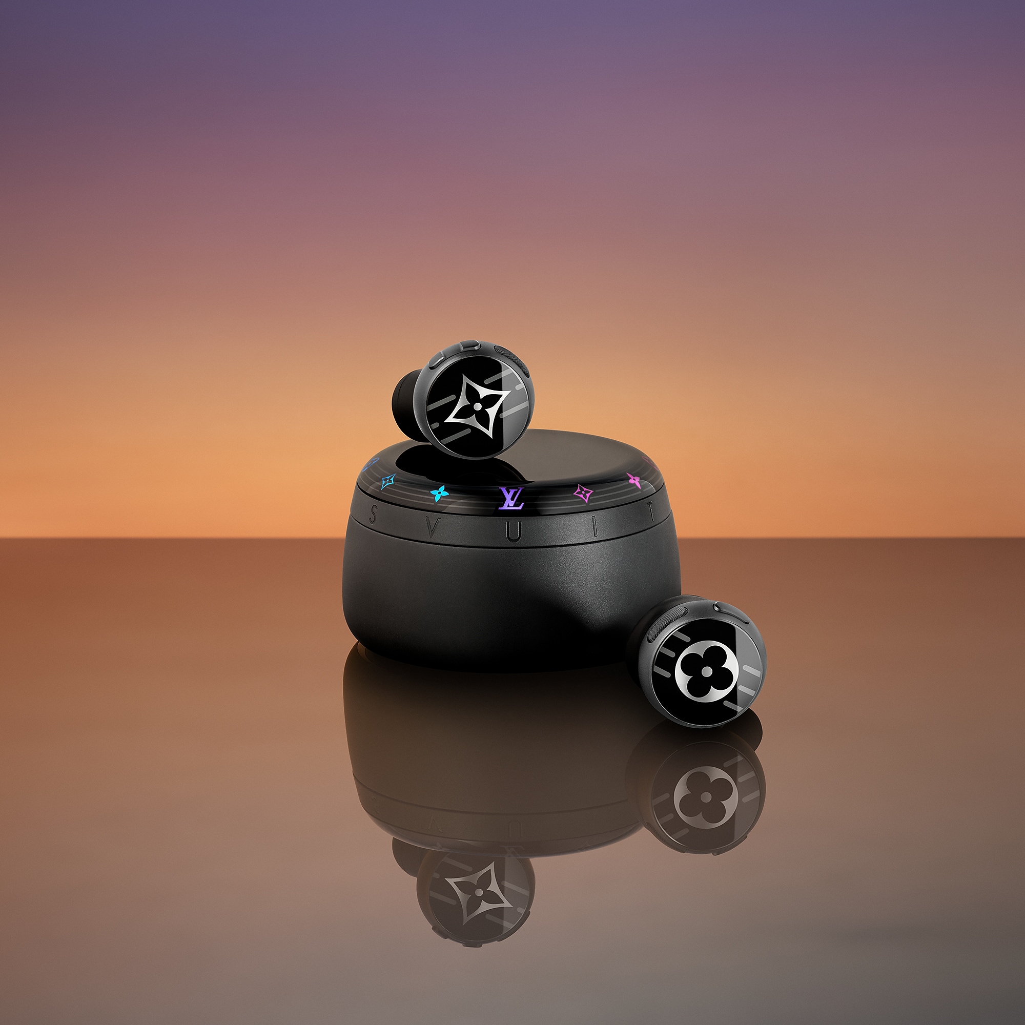 Louis Vuitton Horizon Light Up Earphones - Black