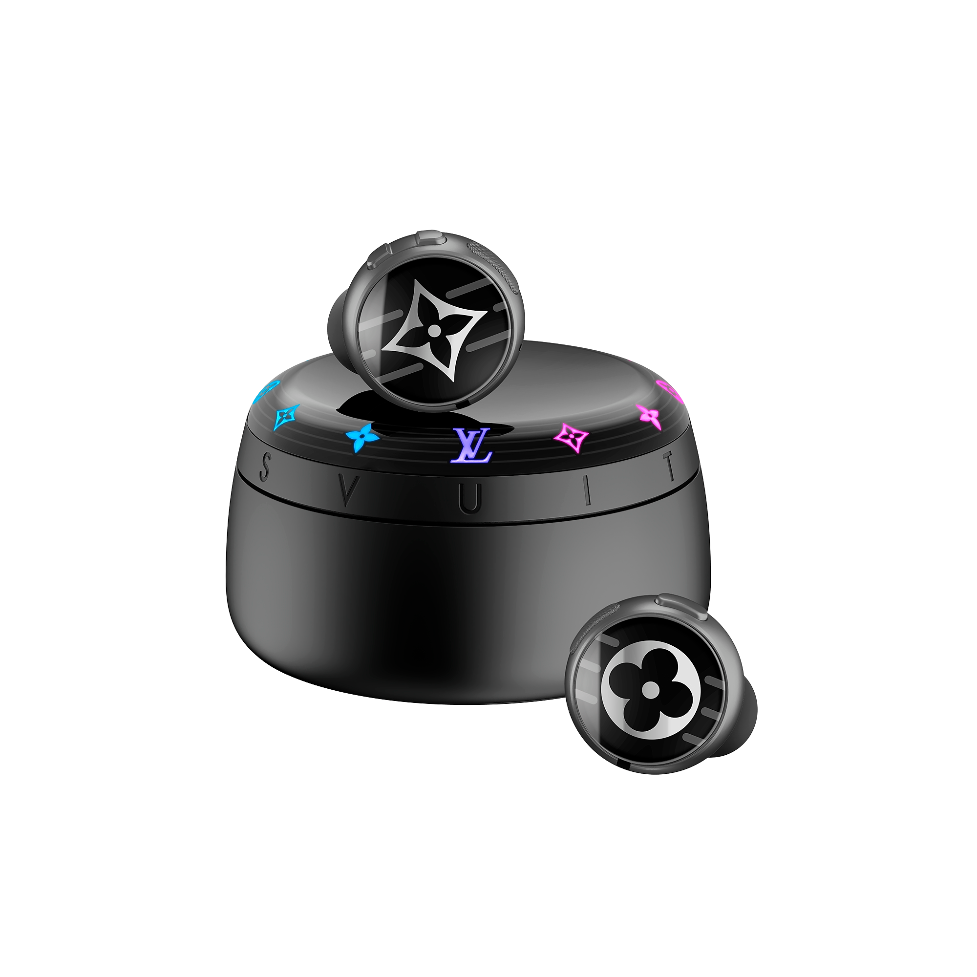 Louis Vuitton Horizon Light Up Earphones - Black
