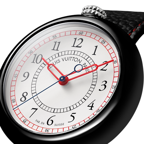 All Watches } Louis Vuitton Monterey, Automatic, 37mm, Ceramic and steel | Louis Vuitton ® (Product zoom)