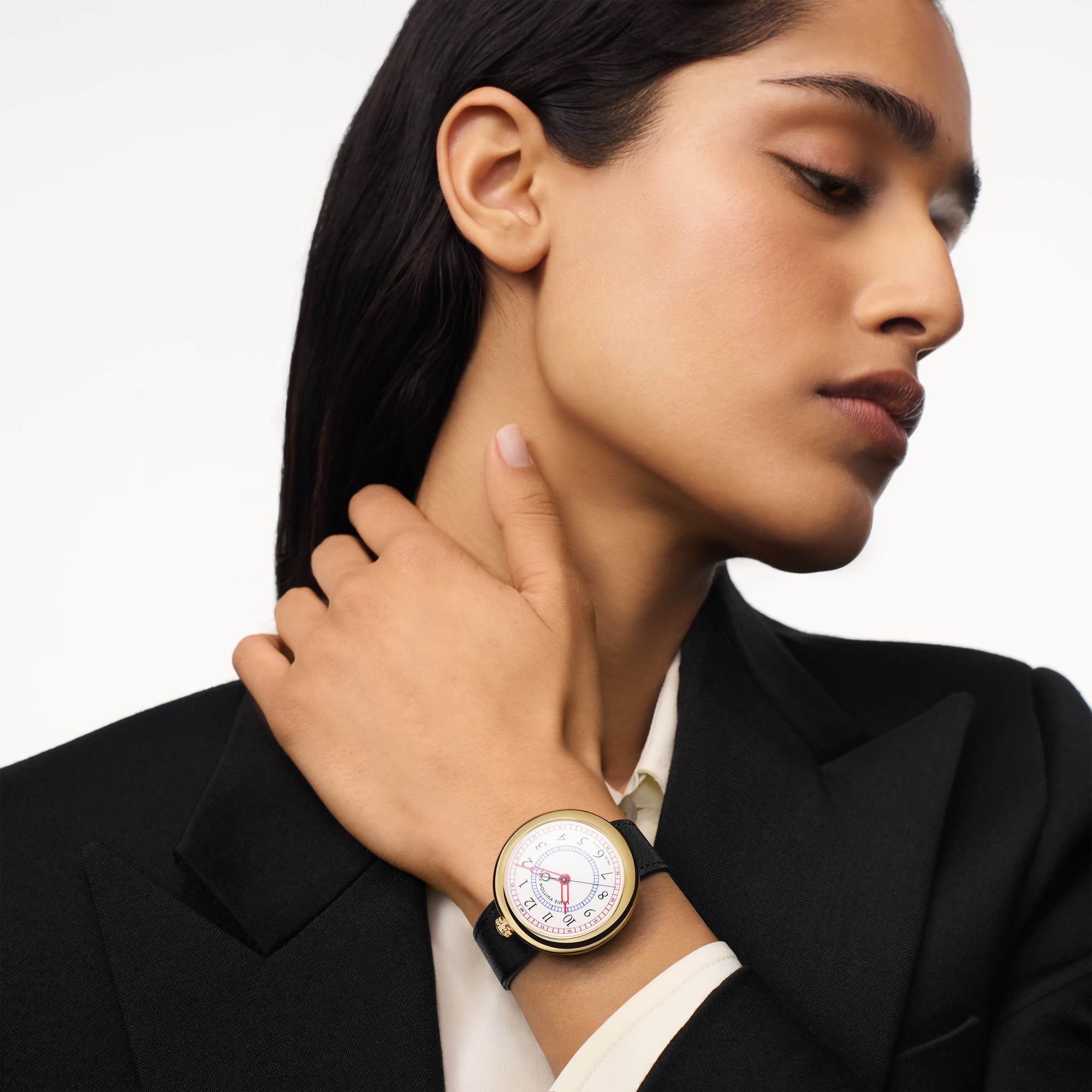  All Watches } Louis Vuitton Monterey, Automatic, 39mm, Yellow gold | Louis Vuitton ® (Product zoom)