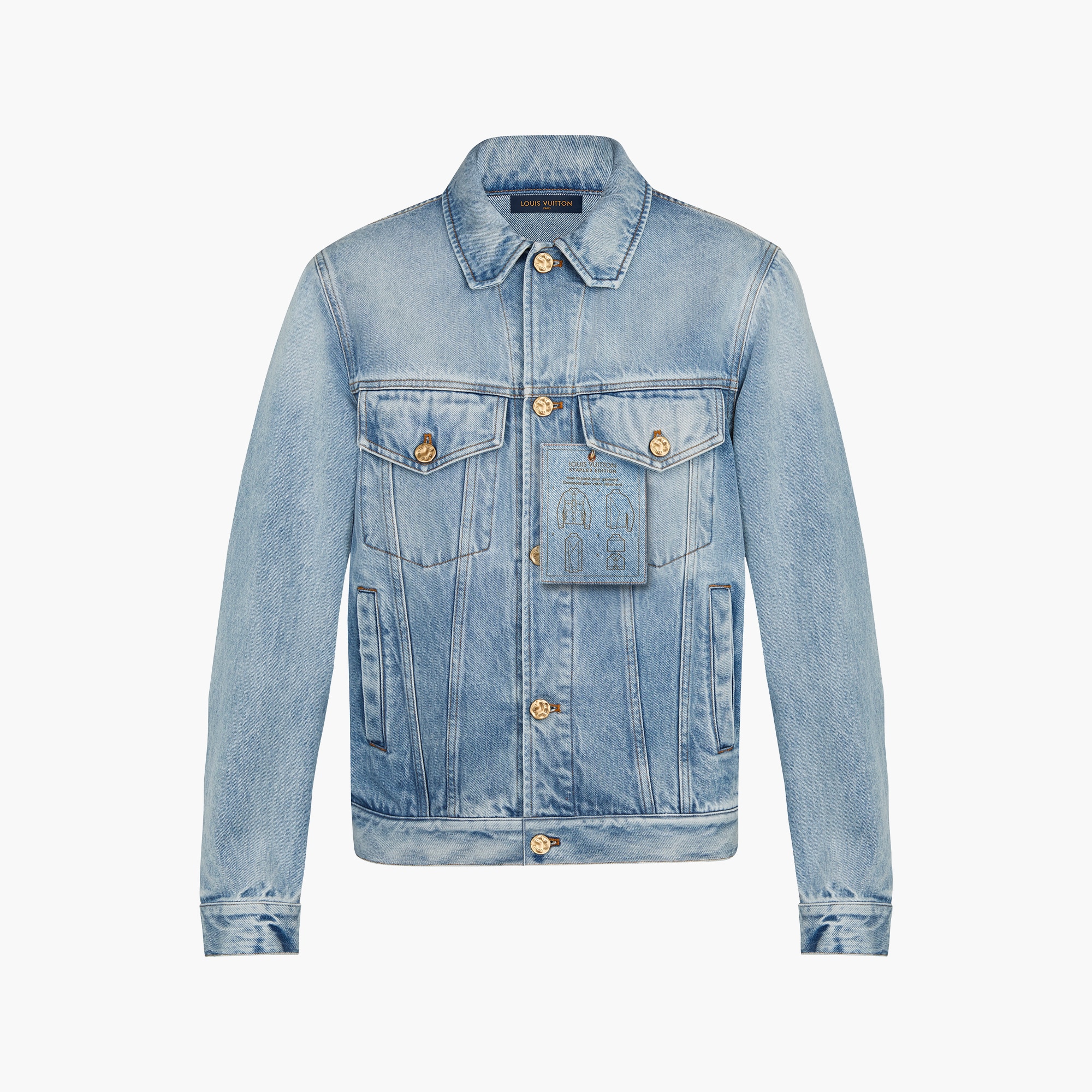 Louis Vuitton Staples Edition DNA DENIM JACKET Men Ready-to