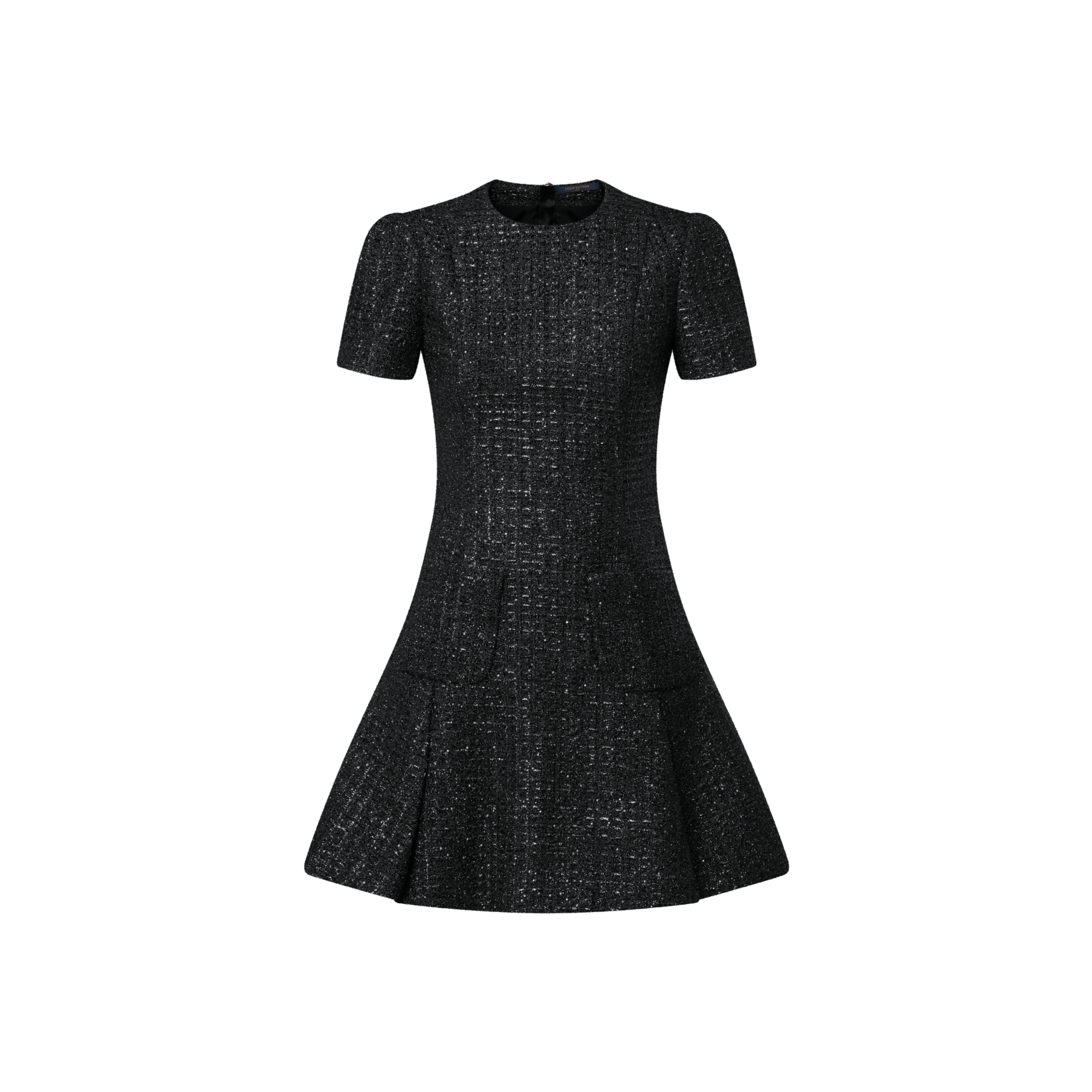 Ready-to-Wear Dresses Lurex Tweed Box Pleat Dress | Louis Vuitton ® (Product zoom)