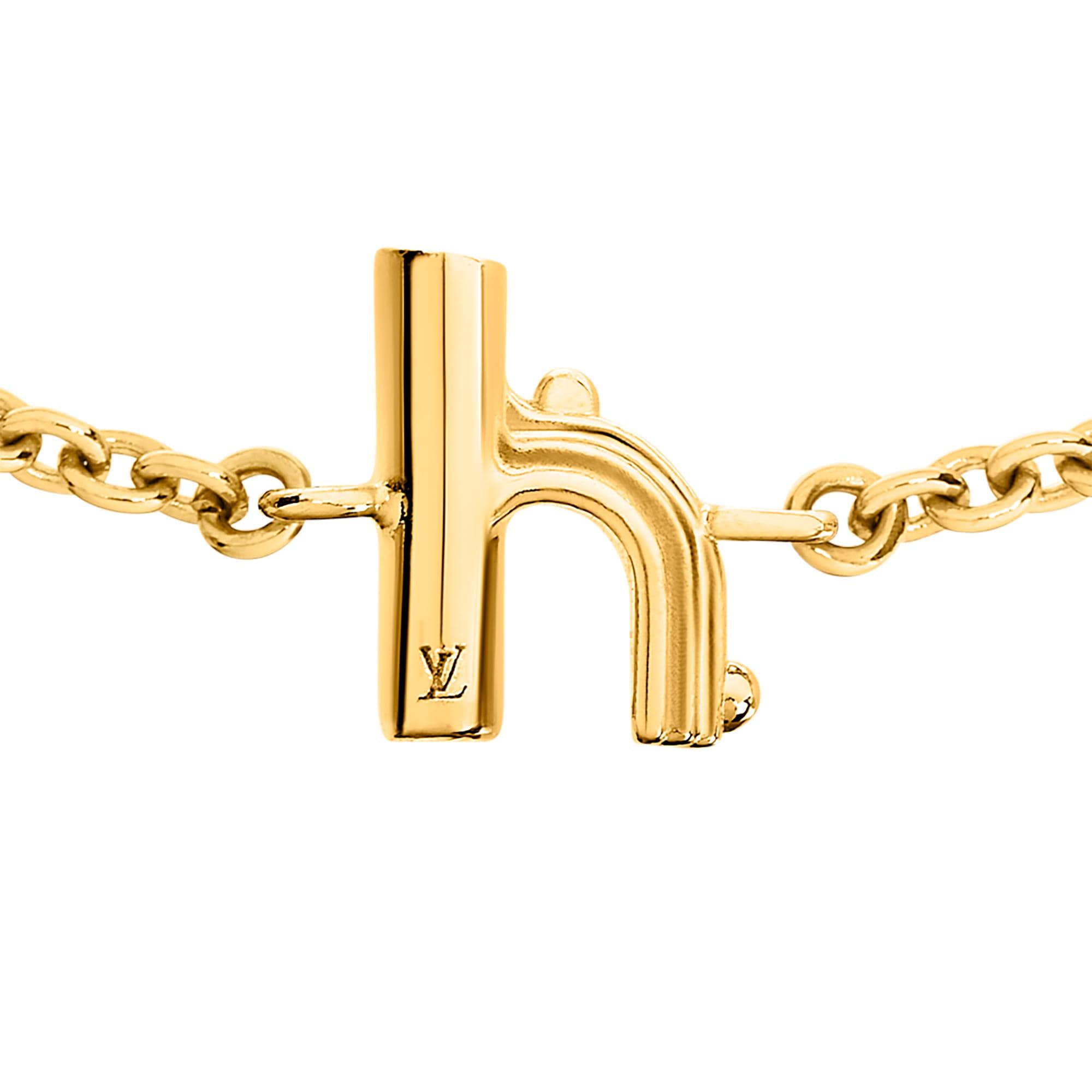 S00 Fashion Jewelry All Fashion Jewelry LV & Me bracelet, letter H | Louis Vuitton ® (Product zoom)