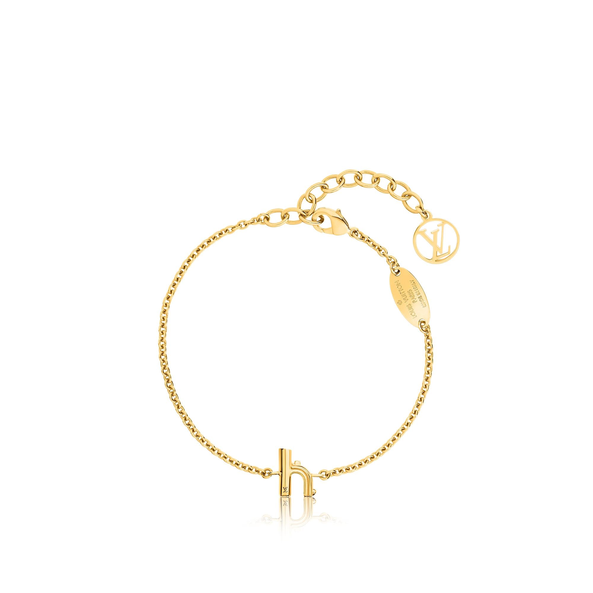 S00 Fashion Jewelry All Fashion Jewelry LV & Me bracelet, letter H | Louis Vuitton ® (Product zoom)