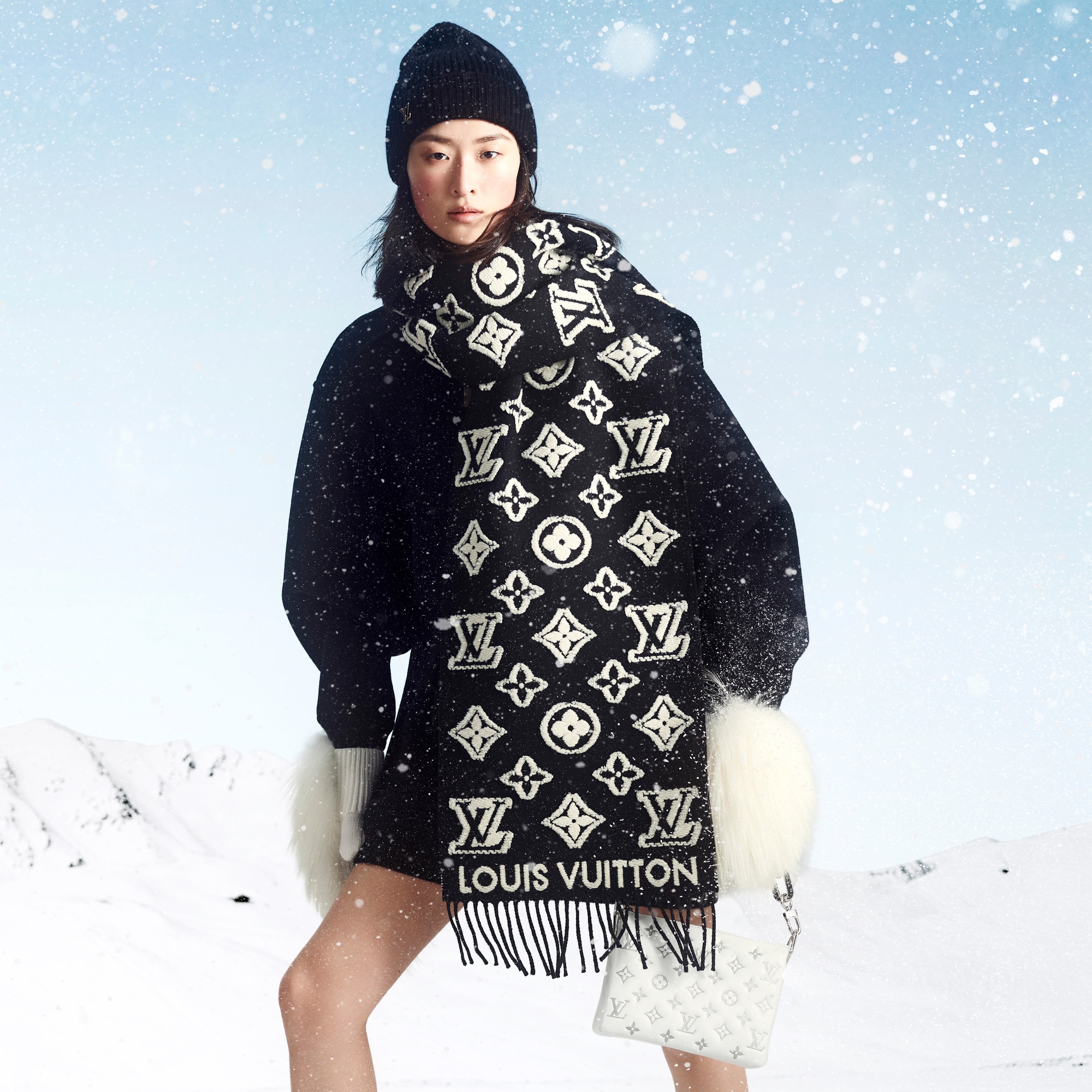 S00 Accessories Scarves LV 3D Scarf | Louis Vuitton ® (Product zoom)