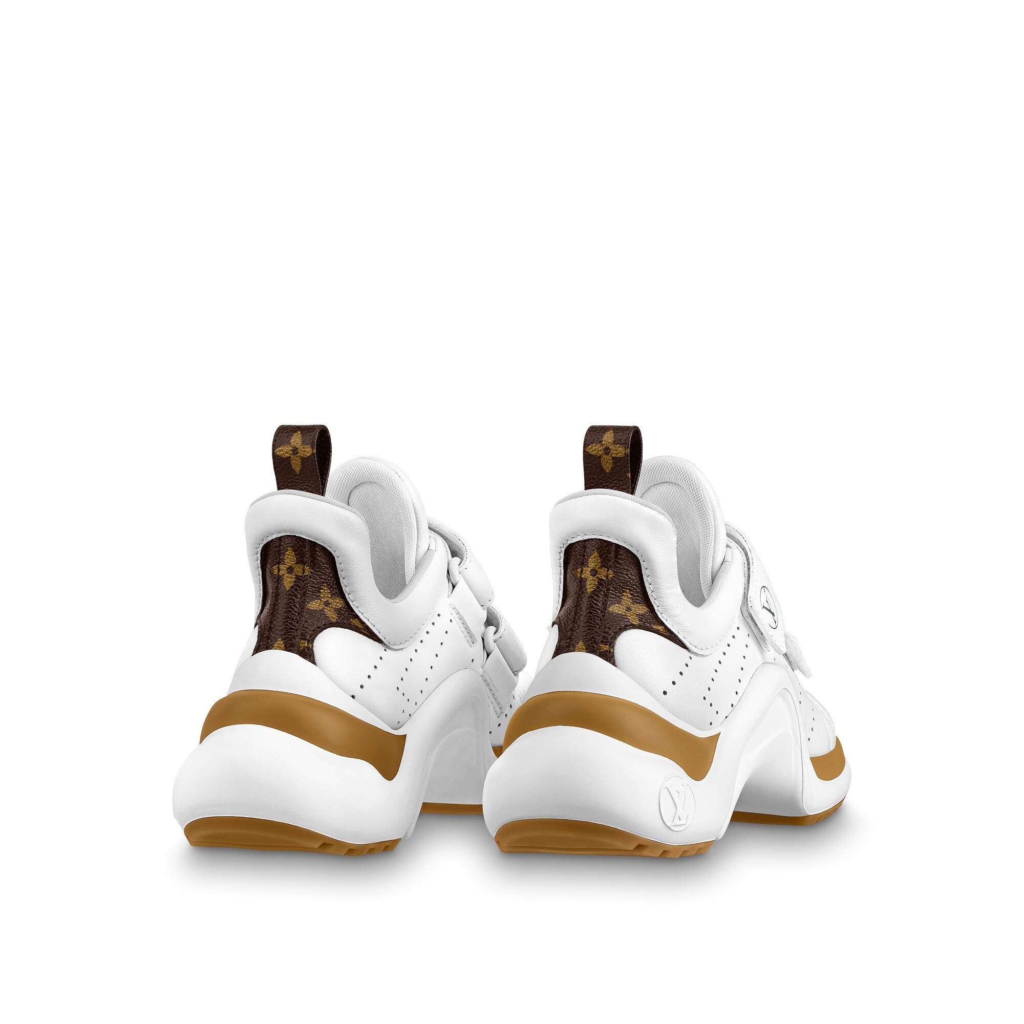 lv archlight sneaker gold