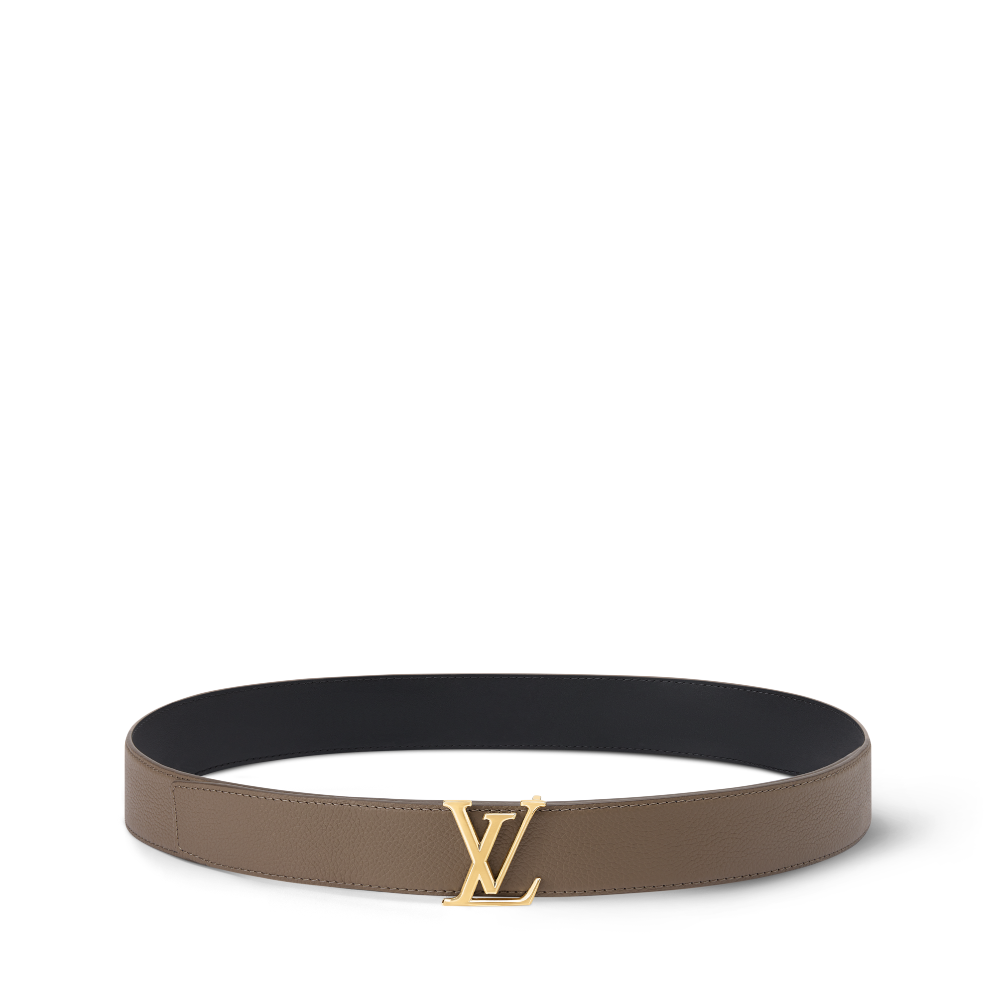 AUTHENTIC Louis Vuitton Monogram Belt LV Buckle – Brown/Gold/Black Louis Vuitton Brown Monogram Canvas Belt Size 100 cm main image 2