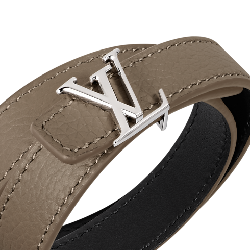 LV Atelier Leather Bracelet Detail View