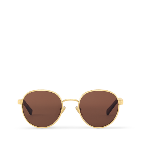 S00 Accessories Sunglasses LV Aura Round Sunglasses | Louis Vuitton ® (Product zoom)