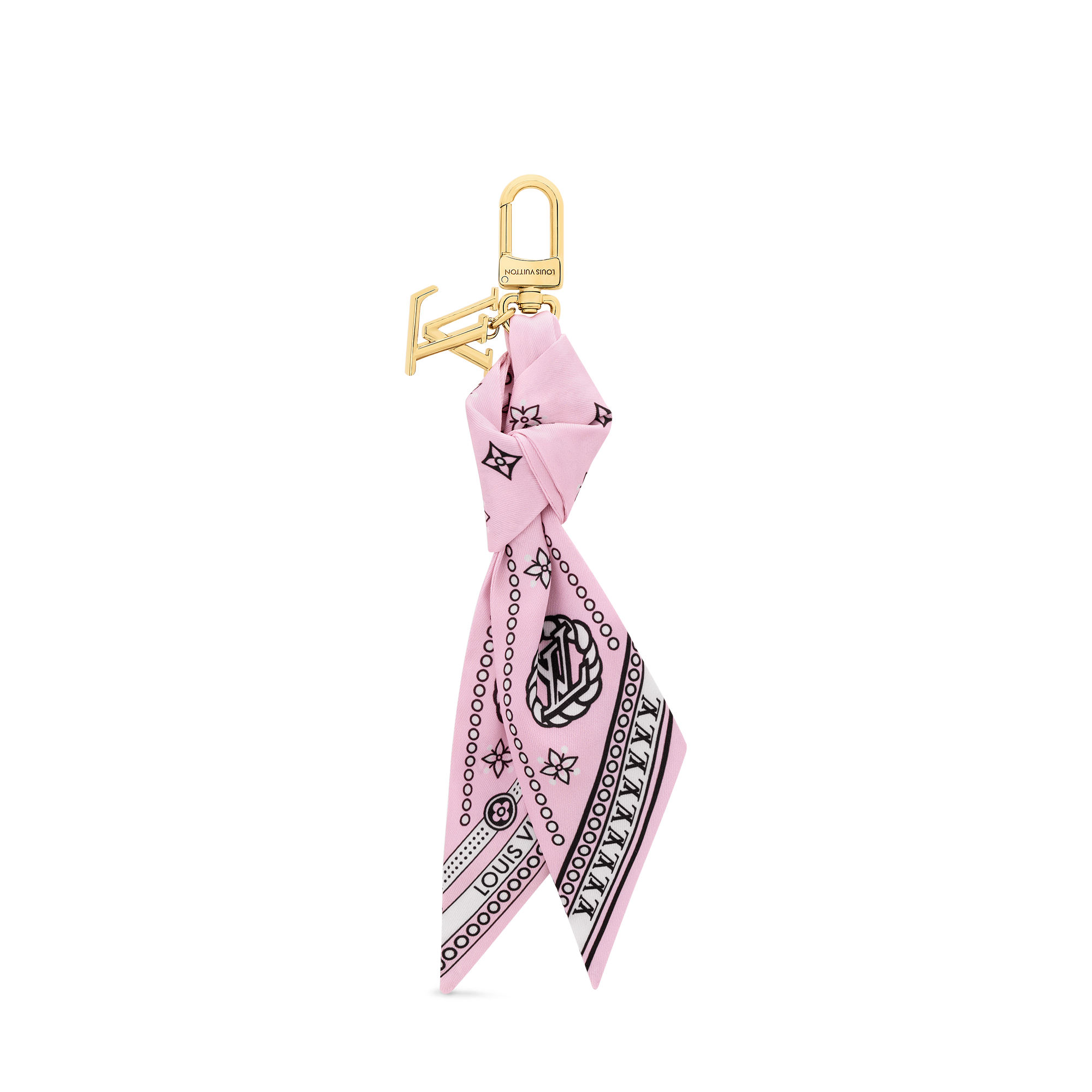 S00 Accessories Key Holders and Bag Charms LV Bandana Bag Charm | Louis Vuitton ® (Product zoom)