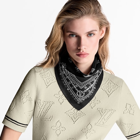 S00 Accessories Silk Squares and Bandeaus LV Bandana Square 55 | Louis Vuitton ® (Product zoom)
