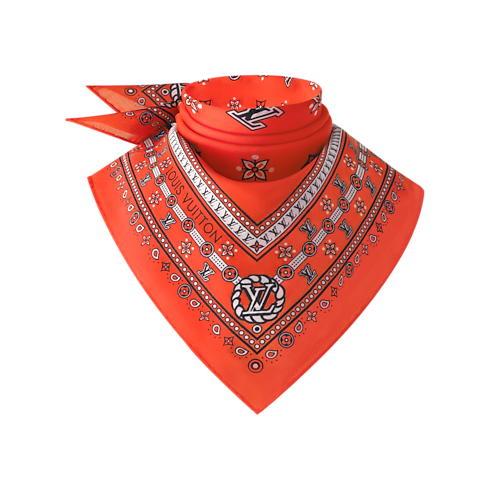 S00 Accessories Silk Squares and Bandeaus LV Bandana Square 55 | Louis Vuitton ® (Product zoom)