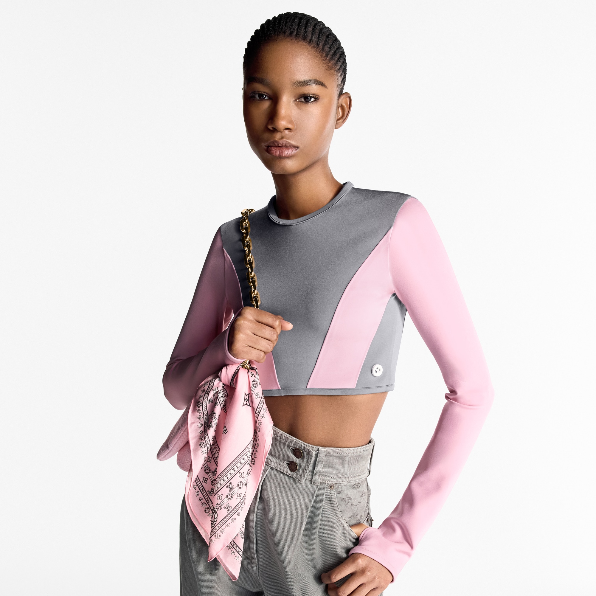 S00 Accessories Silk Squares and Bandeaus  LV Bandana Square 55 | Louis Vuitton ® (Product zoom)
