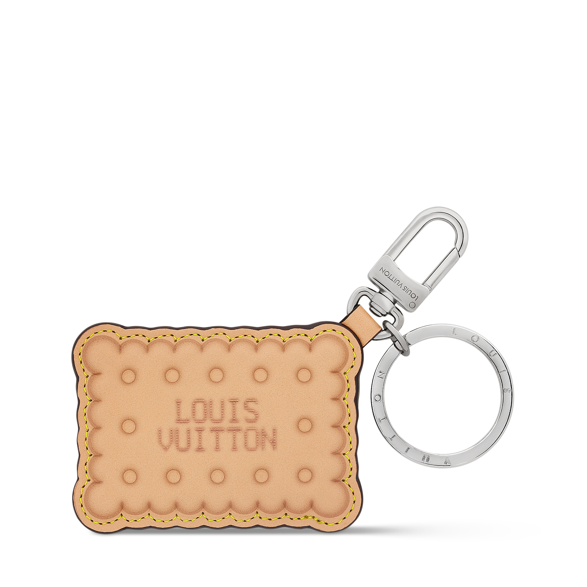 LV Biscuit Key Holder and Bag Charm