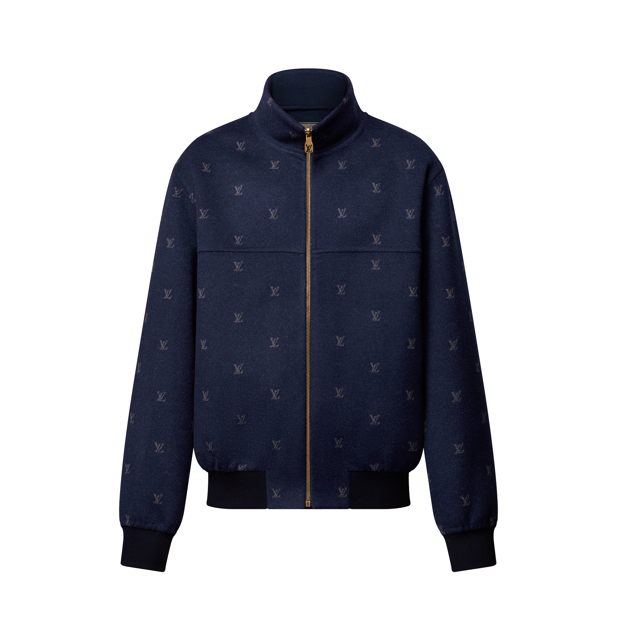  Ready-to-Wear Coats and Outerwear LV Blason Double Face Wool-Silk Blend Reversible Blouson | Louis Vuitton ® (Product zoom)