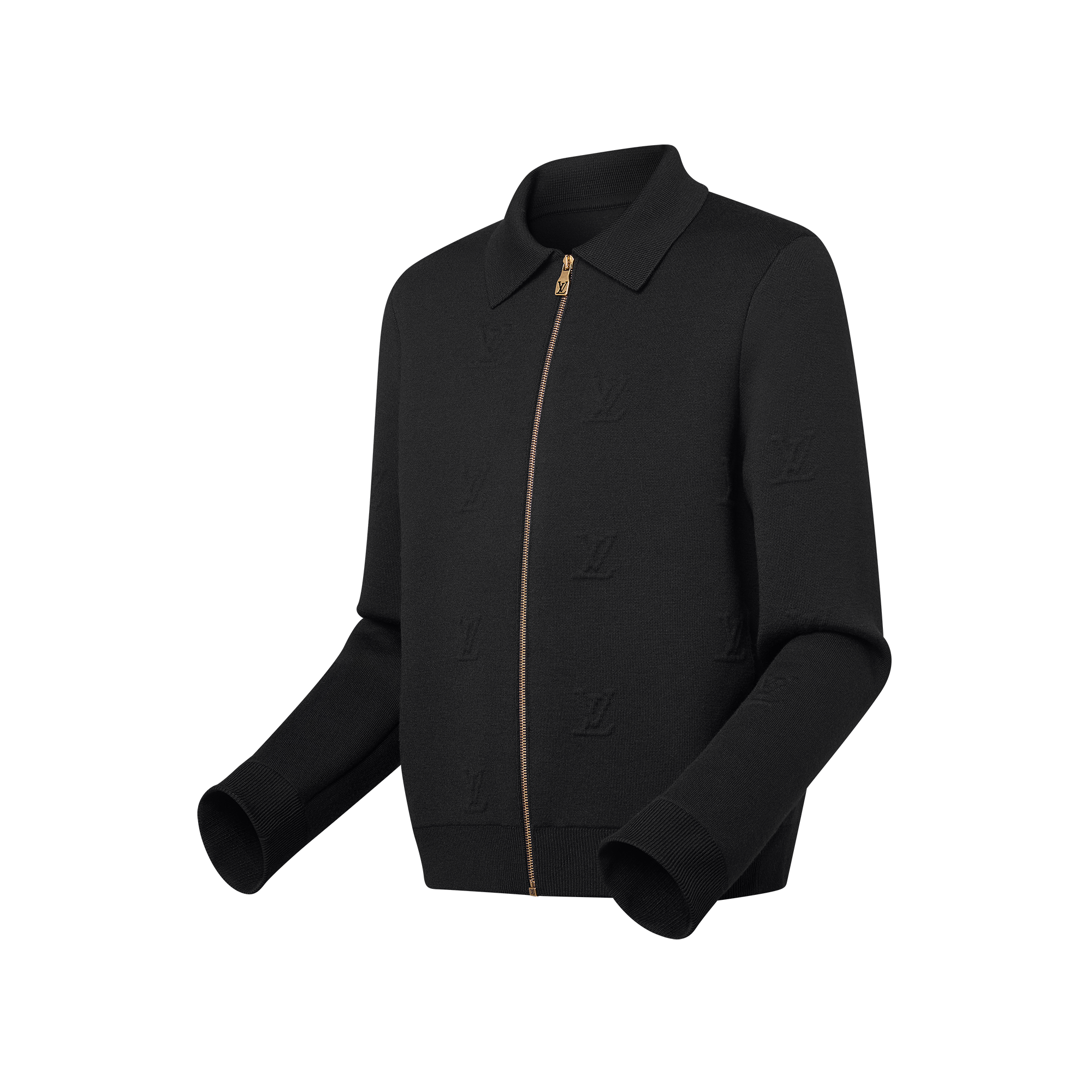  Ready-to-Wear All Ready-to-Wear LV Blason Embossed Wool Blouson | Louis Vuitton ® (Product zoom)
